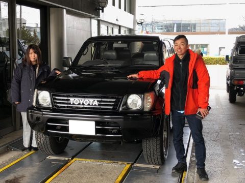 ディーゼルターボの力強い走りが魅力的✨ランクル９５プラドをご納車しました🚙💨